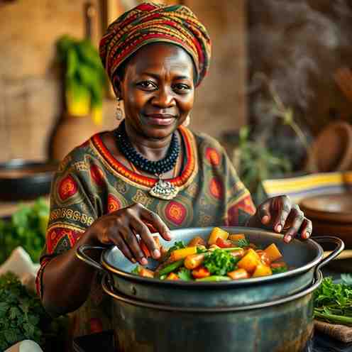 Liberian Torborgee - Cooking with Palm Oil Today